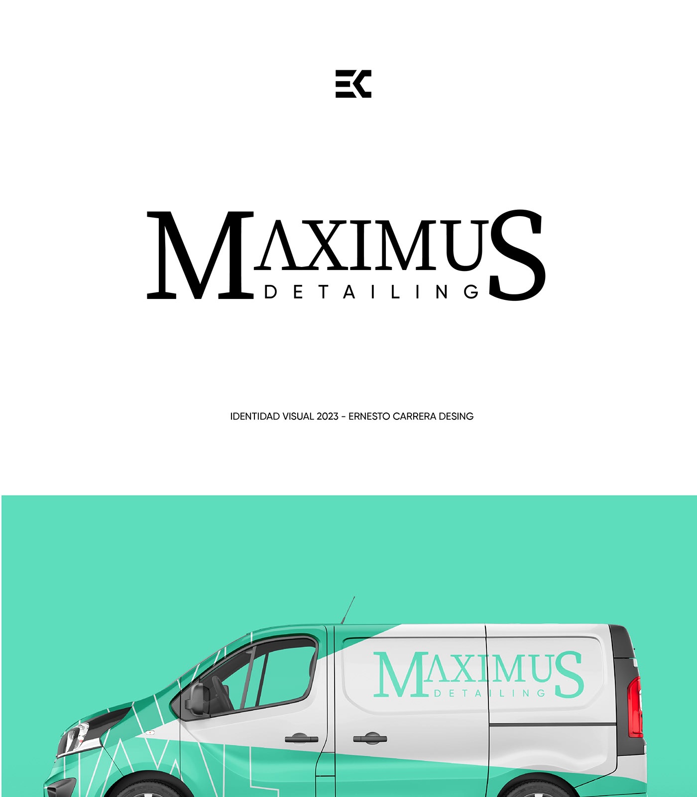 Die komplette Markenpräsentation: Logo-System, Fahrzeugbeschriftung, Bekleidung, Typografie, Farben und Visitenkarten.